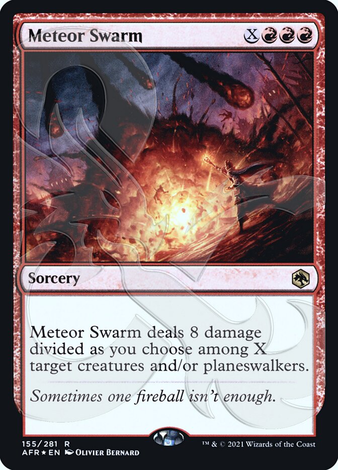 Meteor Swarm (Ampersand Promo) [Dungeons & Dragons: Adventures in the Forgotten Realms Promos] | Webway Games