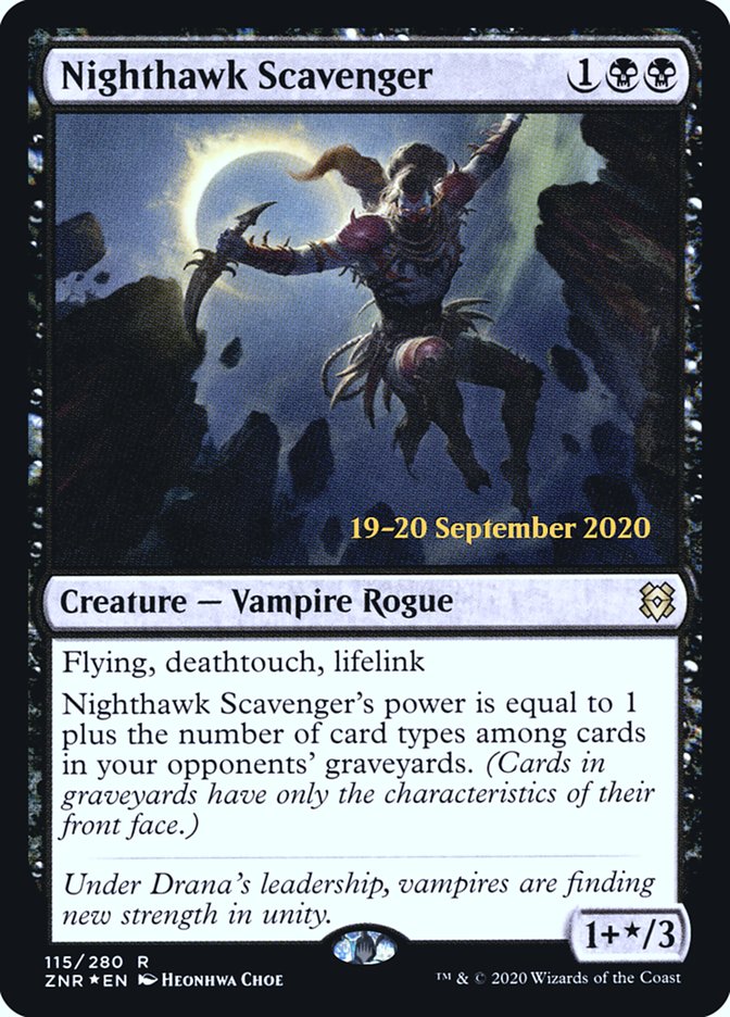 Nighthawk Scavenger  [Zendikar Rising Prerelease Promos] | Webway Games