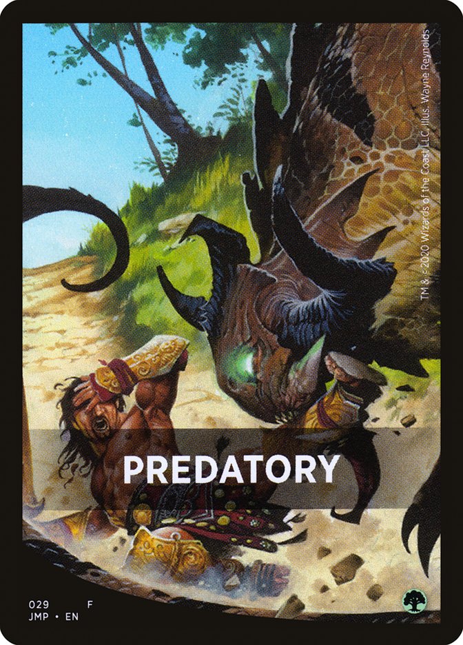 Predatory Theme Card [Jumpstart Front Cards] | Webway Games