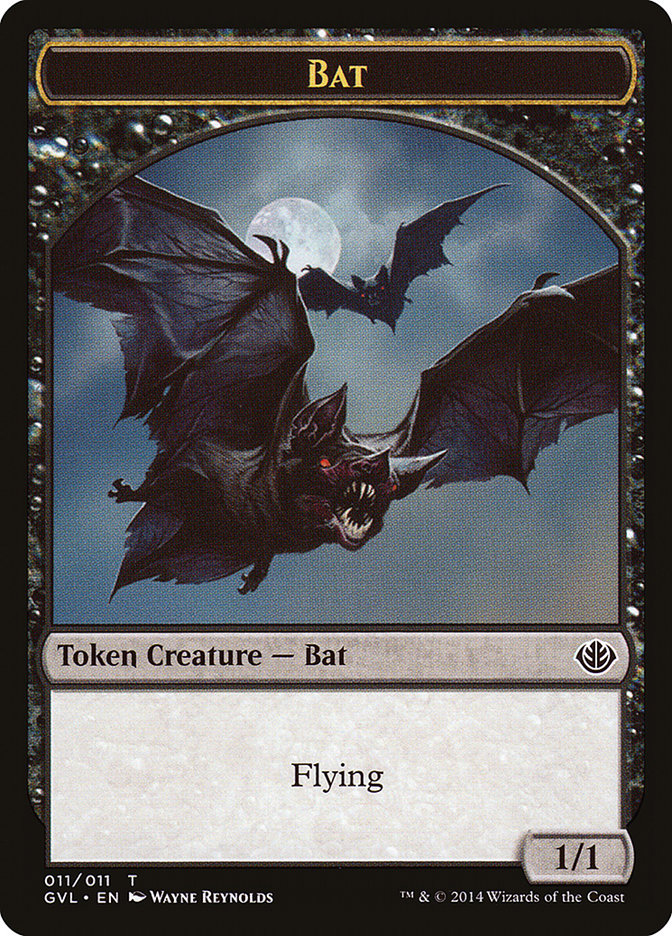 Bat Token (Garruk vs. Liliana) [Duel Decks Anthology Tokens] | Webway Games