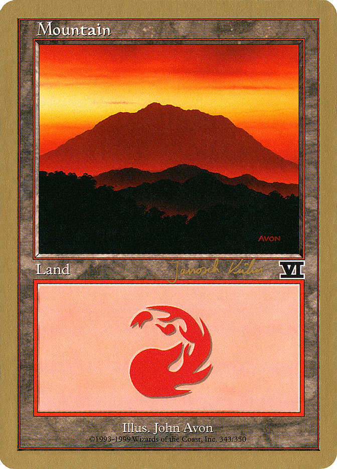 Mountain (jk343) (Janosch Kuhn) [World Championship Decks 2000] | Webway Games