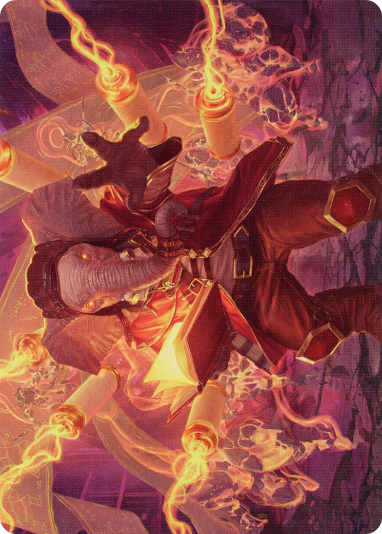 Quintorius, Loremaster Art Card (52) [March of the Machine Art Series] | Webway Games