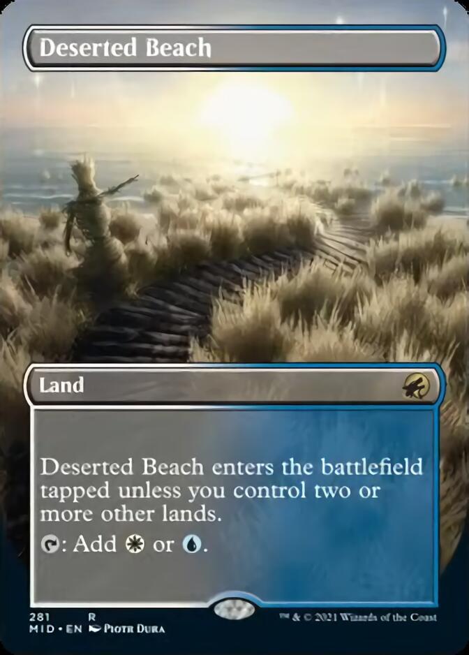 Deserted Beach (Borderless) [Innistrad: Midnight Hunt] | Webway Games
