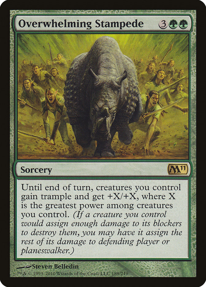 Overwhelming Stampede [Magic 2011] | Webway Games