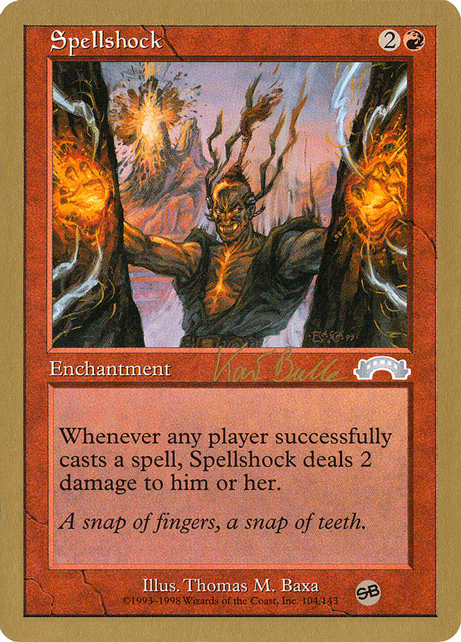 Spellshock (Kai Budde) (SB) [World Championship Decks 1999] | Webway Games