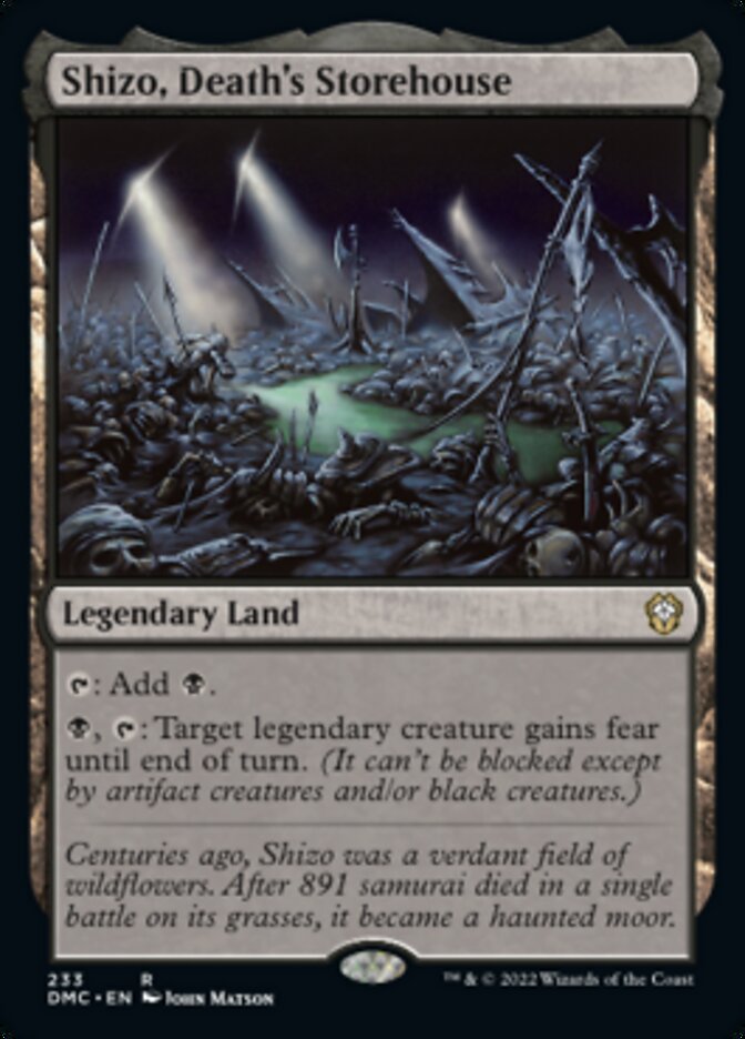 Shizo, Death's Storehouse [Dominaria United Commander] | Webway Games