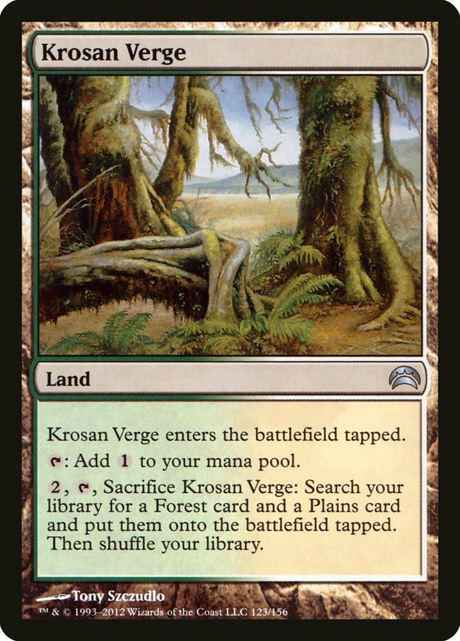 Krosan Verge [Planechase 2012] | Webway Games