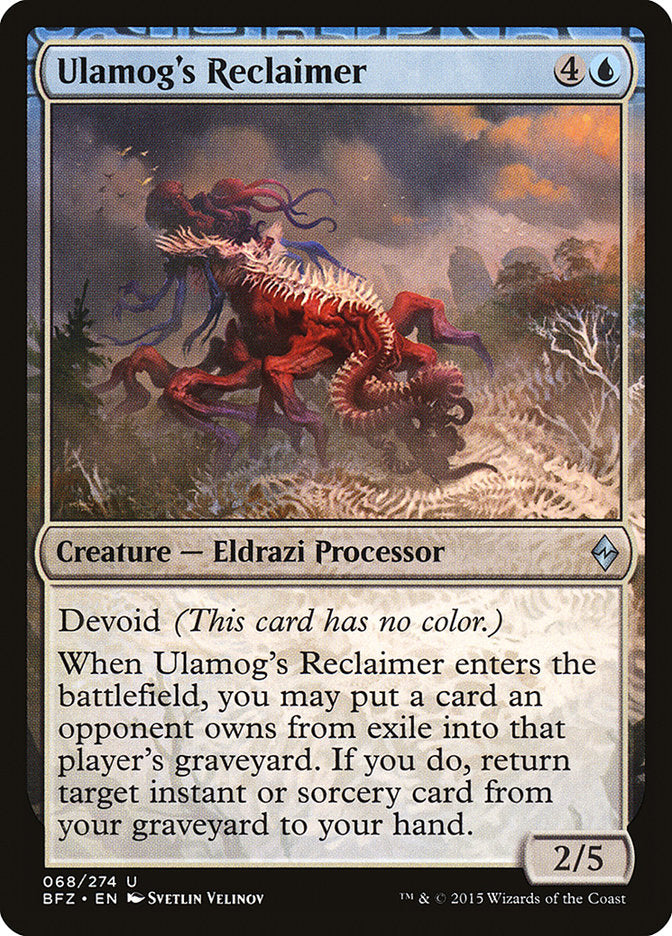 Ulamog's Reclaimer [Battle for Zendikar] | Webway Games