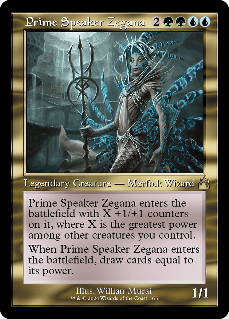 Prime Speaker Zegana (Retro Frame) [Ravnica Remastered] | Webway Games