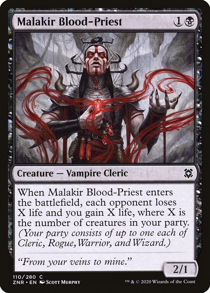 Malakir Blood-Priest [Zendikar Rising] | Webway Games