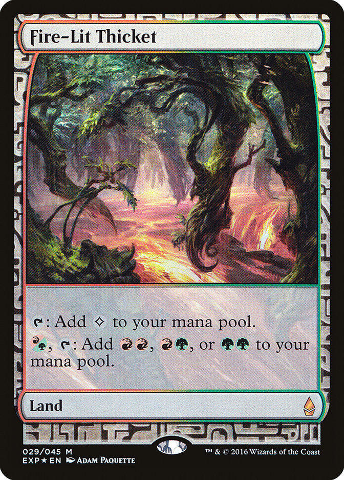 Fire-Lit Thicket [Zendikar Expeditions] | Webway Games