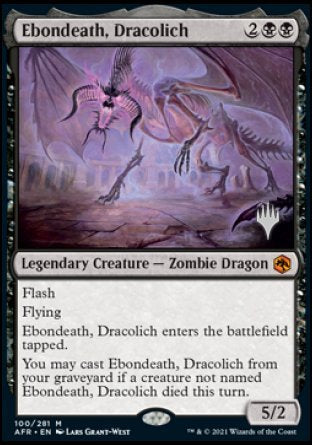 Ebondeath, Dracolich (Promo Pack) [Dungeons & Dragons: Adventures in the Forgotten Realms Promos] | Webway Games
