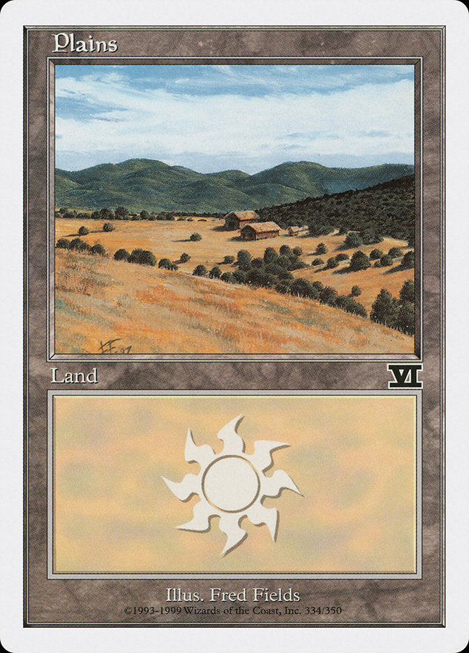 Plains (#334) [Classic Sixth Edition] | Webway Games
