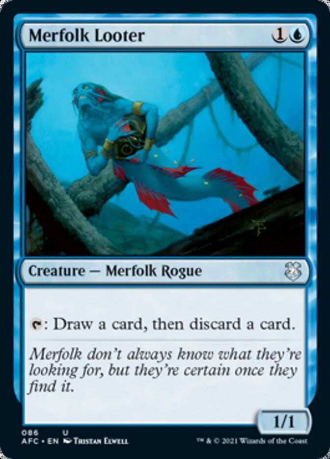 Merfolk Looter [Dungeons & Dragons: Adventures in the Forgotten Realms Commander] | Webway Games