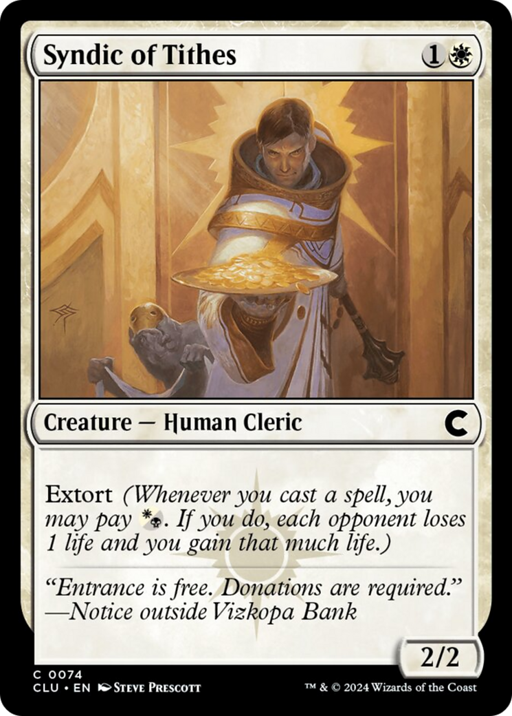 Syndic of Tithes [Ravnica: Clue Edition] | Webway Games