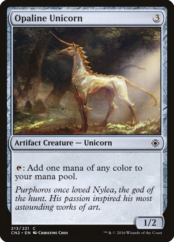 Opaline Unicorn [Conspiracy: Take the Crown] | Webway Games