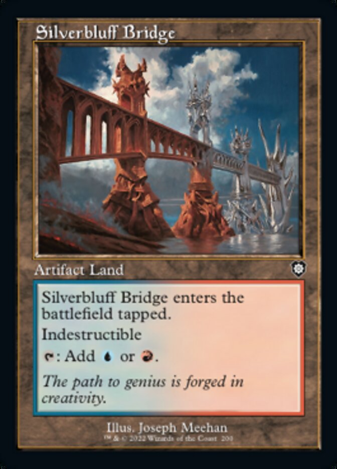 Silverbluff Bridge (Retro) [The Brothers' War Commander] | Webway Games