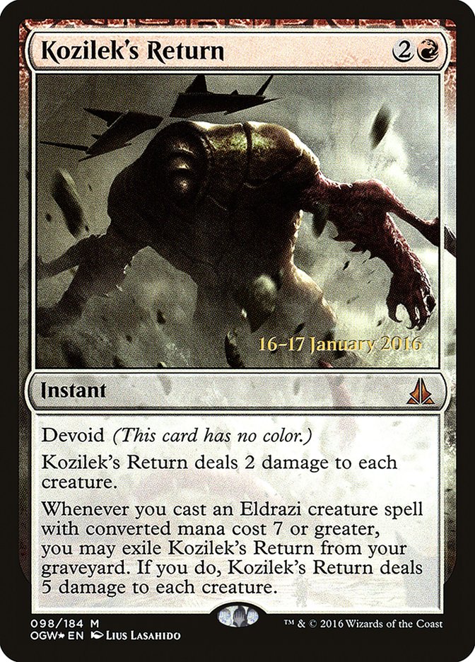 Kozilek's Return (Prerelease) [Oath of the Gatewatch Prerelease Promos] | Webway Games