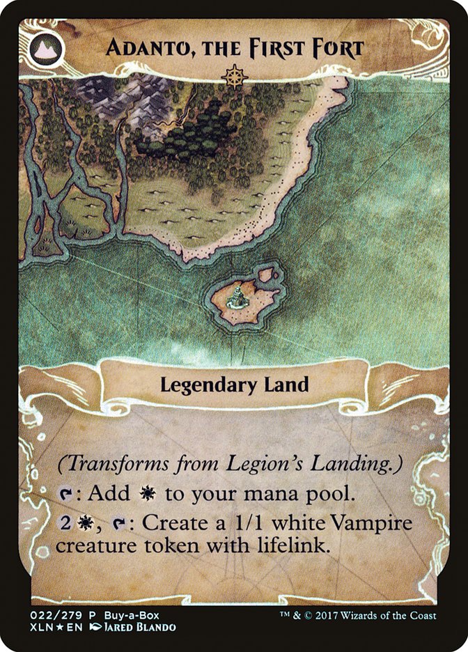 Legion's Landing // Adanto, the First Fort (Buy-A-Box) [Ixalan Treasure Chest] | Webway Games
