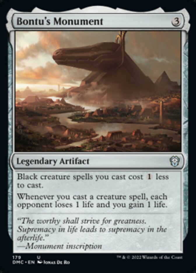 Bontu's Monument [Dominaria United Commander] | Webway Games