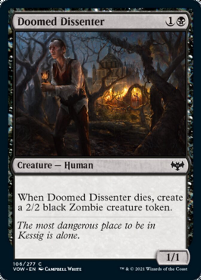 Doomed Dissenter [Innistrad: Crimson Vow] | Webway Games