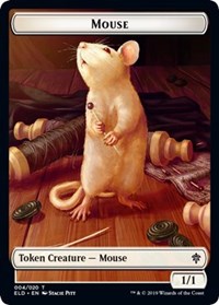 Mouse // Food (16) Double-sided Token [Throne of Eldraine Tokens] | Webway Games