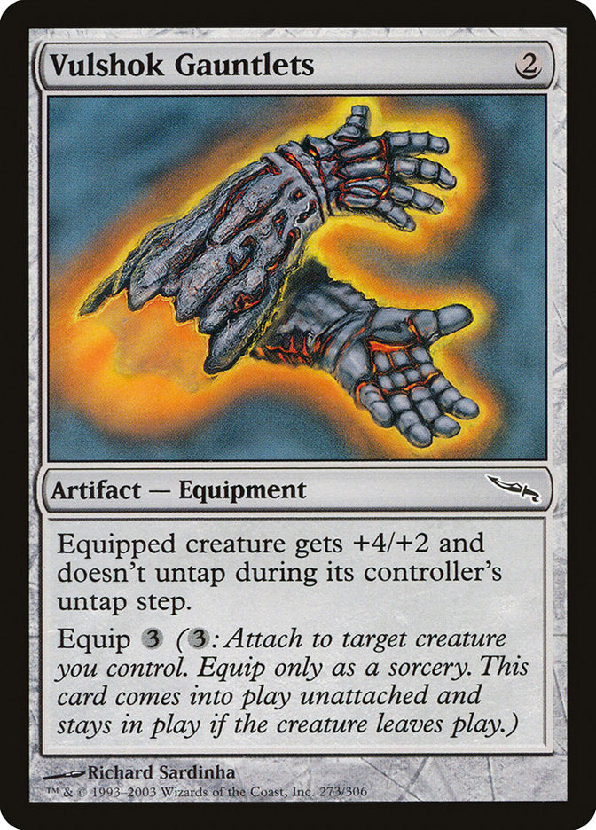 Vulshok Gauntlets [Mirrodin] | Webway Games