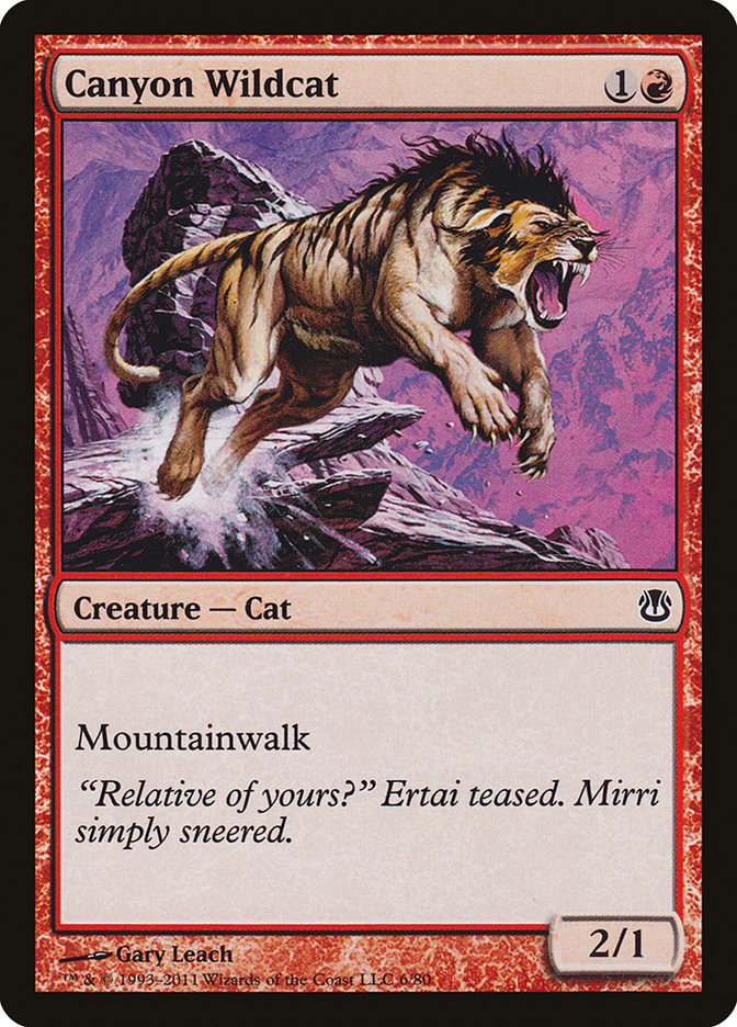 Canyon Wildcat [Duel Decks: Ajani vs. Nicol Bolas] | Webway Games