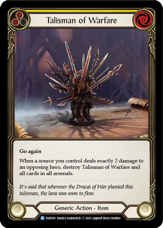 Talisman of Warfare [EVR193] (Everfest)  1st Edition Normal | Webway Games