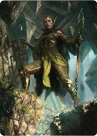Nissa of Shadowed Boughs 1 Art Card [Zendikar Rising Art Series] | Webway Games