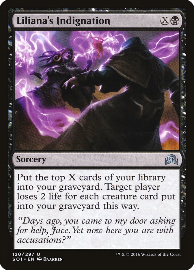 Liliana's Indignation [Shadows over Innistrad] | Webway Games
