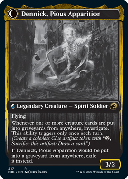 Dennick, Pious Apprentice // Dennick, Pious Apparition [Innistrad: Double Feature] | Webway Games
