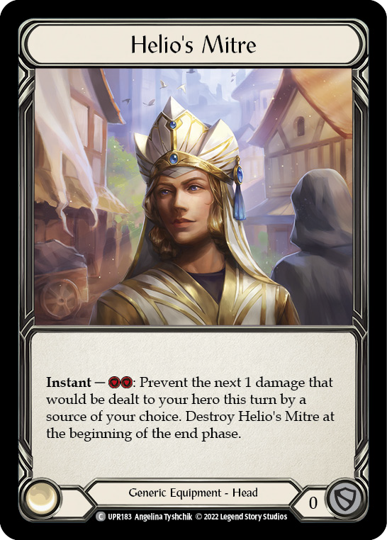 Helio's Mitre [UPR183] (Uprising)  Cold Foil | Webway Games