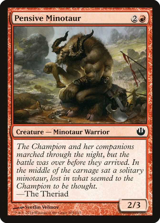 Pensive Minotaur [Journey into Nyx] | Webway Games