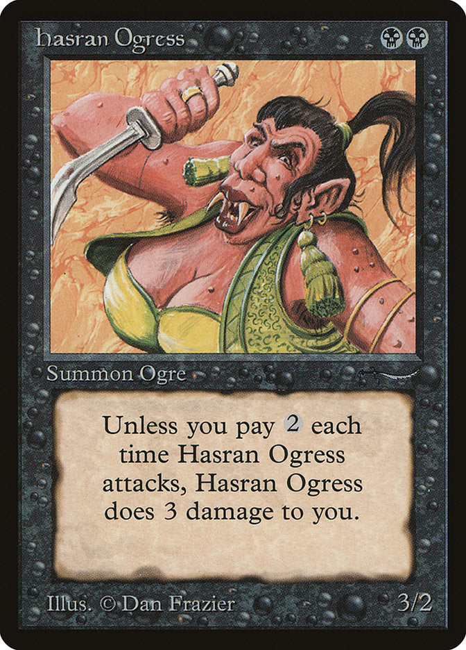 Hasran Ogress (Light Mana Cost) [Arabian Nights] | Webway Games