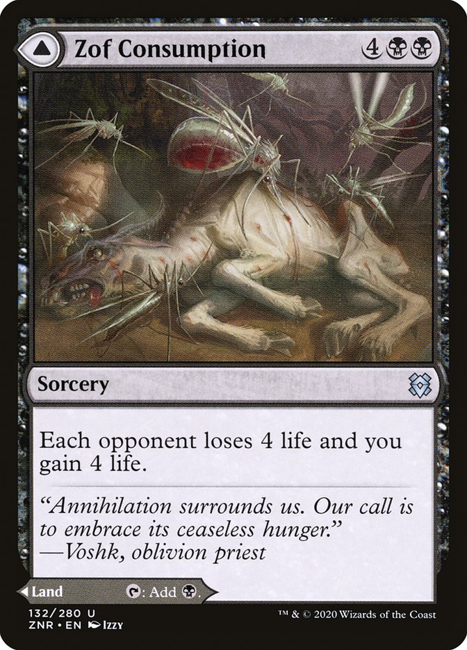 Zof Consumption // Zof Bloodbog [Zendikar Rising] | Webway Games