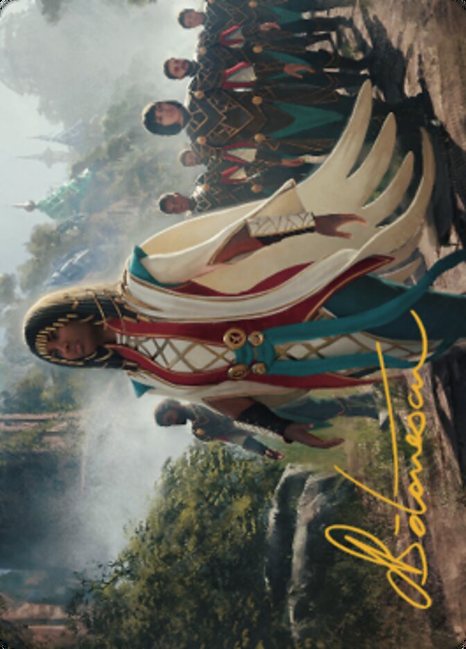 Queen Kayla bin-Kroog Art Card (Gold-Stamped Signature) [The Brothers' War Art Series] | Webway Games