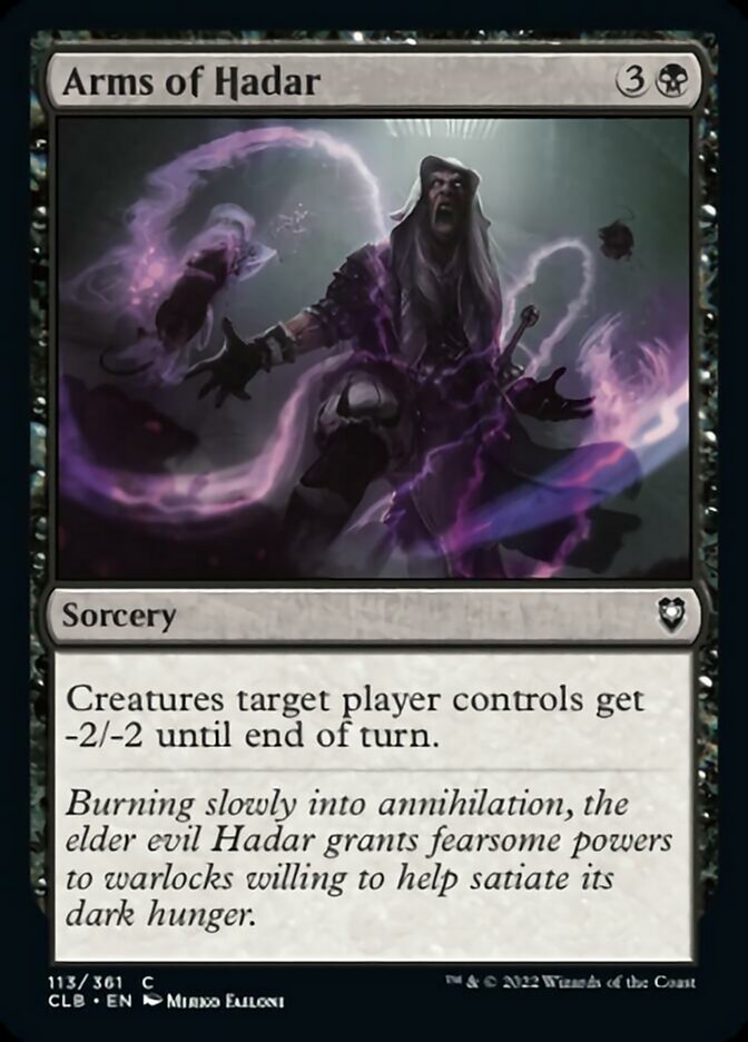 Arms of Hadar [Commander Legends: Battle for Baldur's Gate] | Webway Games
