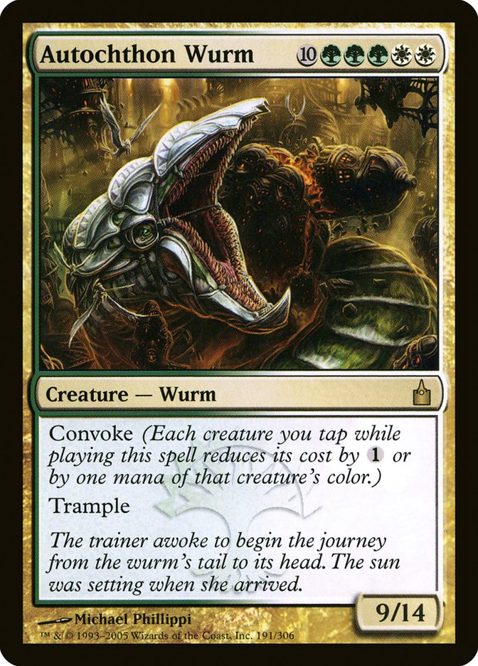Autochthon Wurm [Ravnica: City of Guilds] | Webway Games
