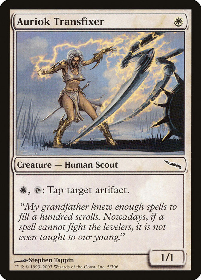 Auriok Transfixer [Mirrodin] | Webway Games