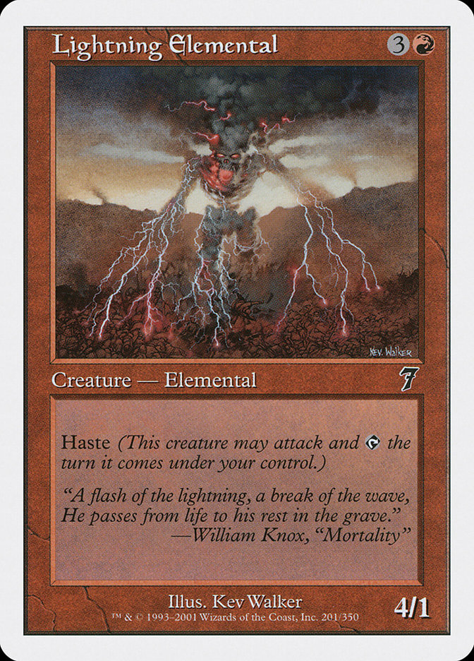 Lightning Elemental [Seventh Edition] | Webway Games