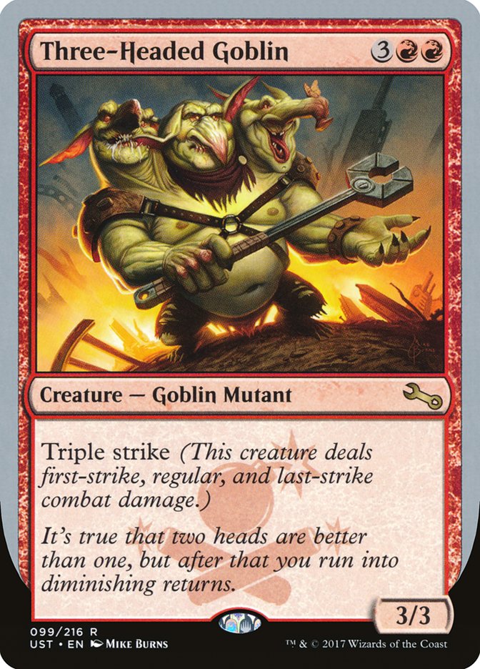 Three-Headed Goblin [Unstable] | Webway Games