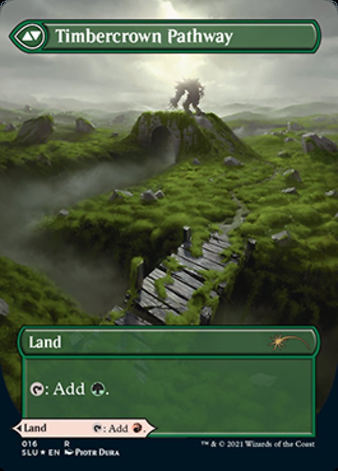 Cragcrown Pathway // Timbercrown Pathway (Borderless) [Secret Lair: Ultimate Edition 2] | Webway Games