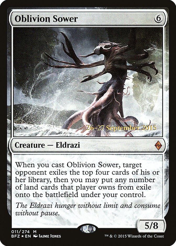 Oblivion Sower  (Prerelease) [Battle for Zendikar Prerelease Promos] | Webway Games