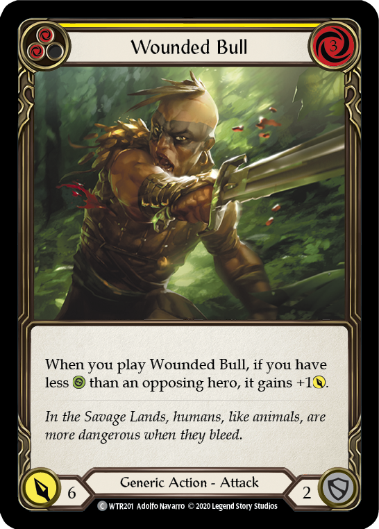 Wounded Bull (Yellow) [U-WTR201] (Welcome to Rathe Unlimited)  Unlimited Normal | Webway Games