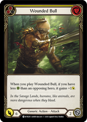 Wounded Bull (Yellow) [U-WTR201] (Welcome to Rathe Unlimited)  Unlimited Normal | Webway Games
