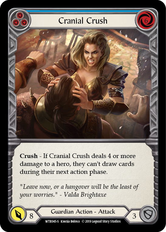 Cranial Crush [WTR045-S] Alpha Print Rainbow Foil | Webway Games