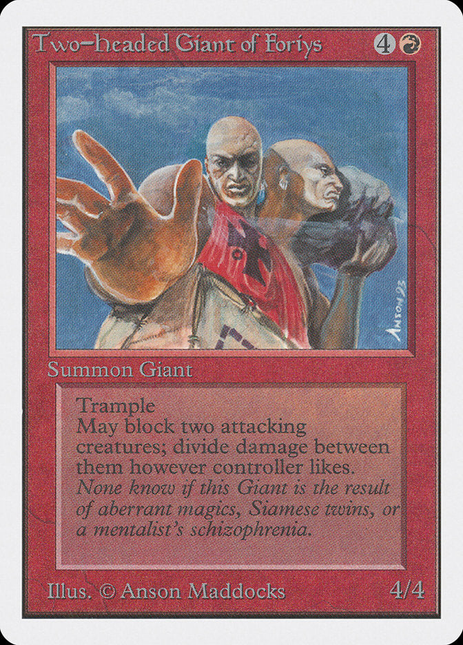 Two-Headed Giant of Foriys [Unlimited Edition] | Webway Games