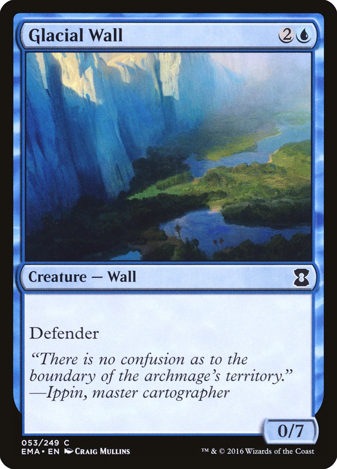 Glacial Wall [Eternal Masters] | Webway Games