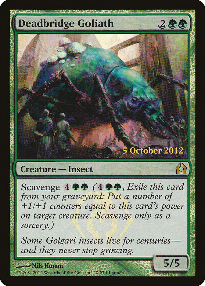 Deadbridge Goliath (Prerelease) [Return to Ravnica Prerelease Promos] | Webway Games